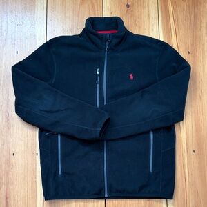 Polo by Ralph Lauren Black Jacket with Red Logo